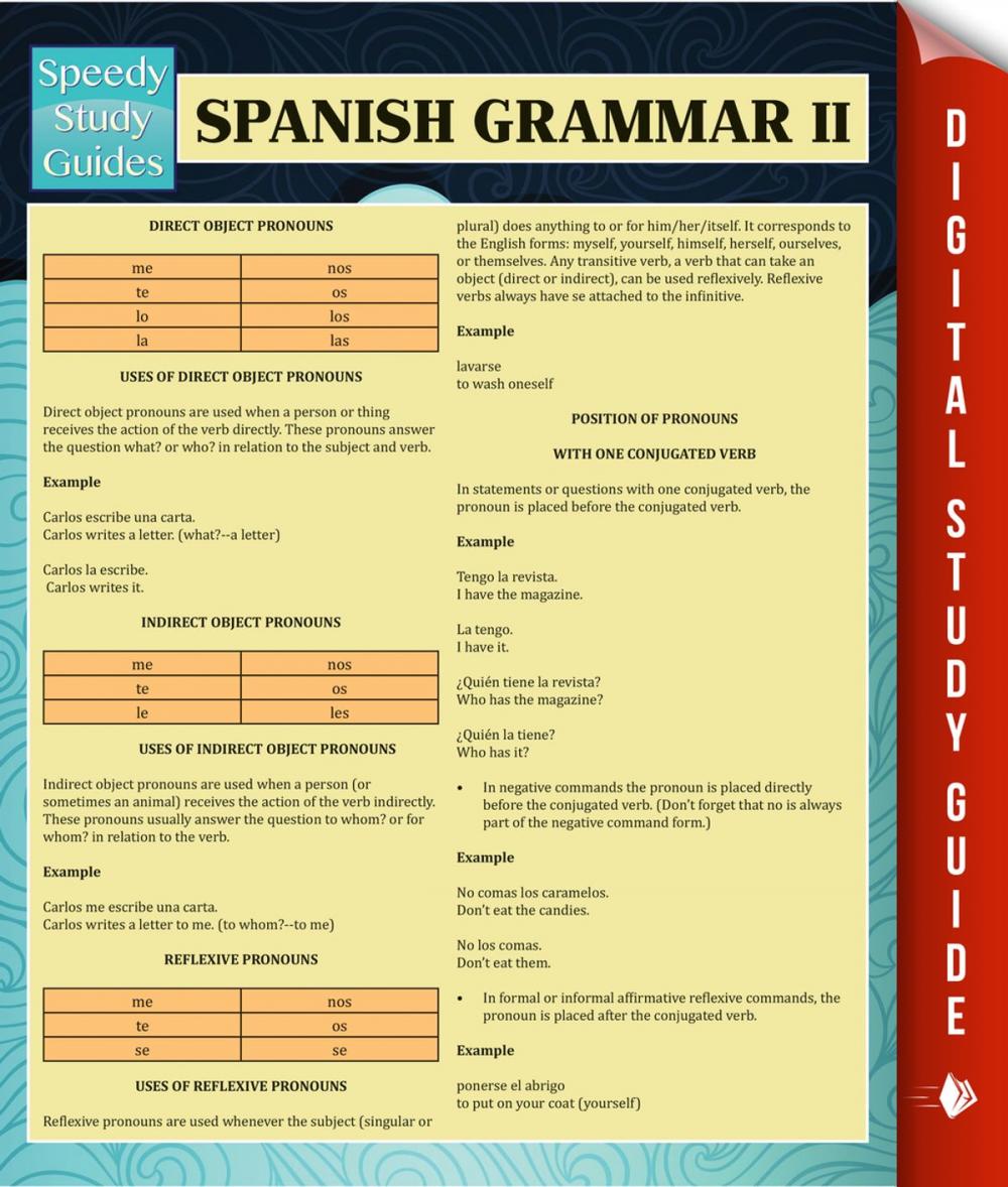 Big bigCover of Spanish Grammar II (Speedy Language Study Guides)