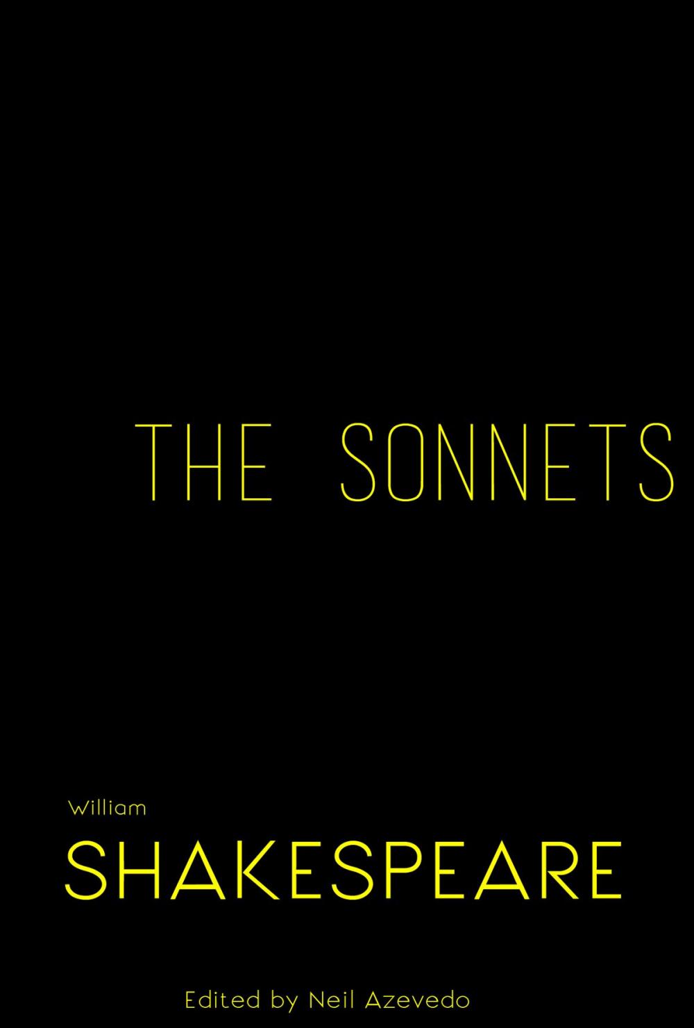 Big bigCover of The Sonnets of William Shakespeare