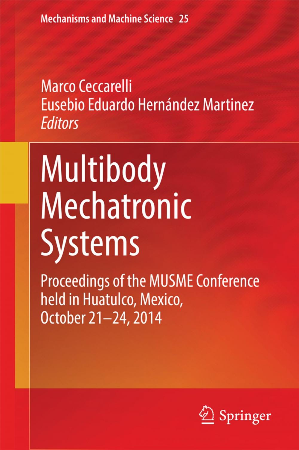 Big bigCover of Multibody Mechatronic Systems