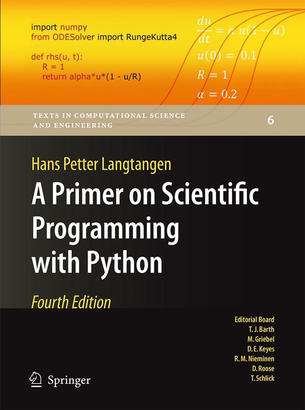 Big bigCover of A Primer on Scientific Programming with Python