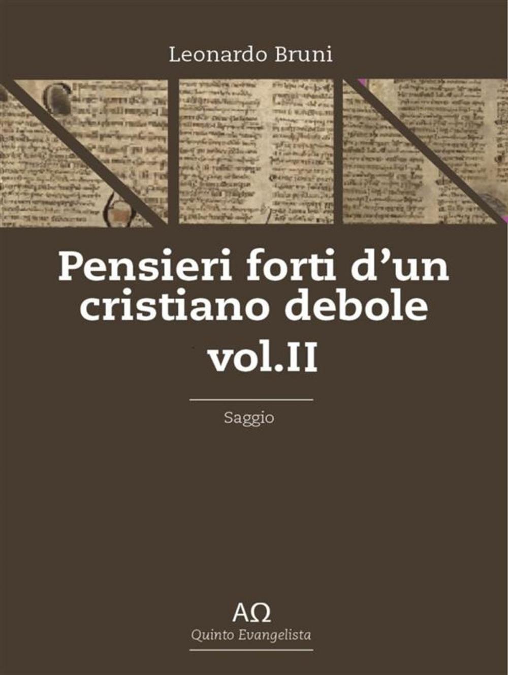 Big bigCover of Pensieri forti d'un cristiano debole - Vol. I
