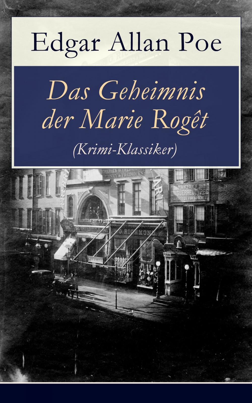 Big bigCover of Das Geheimnis der Marie Rogêt (Krimi-Klassiker)
