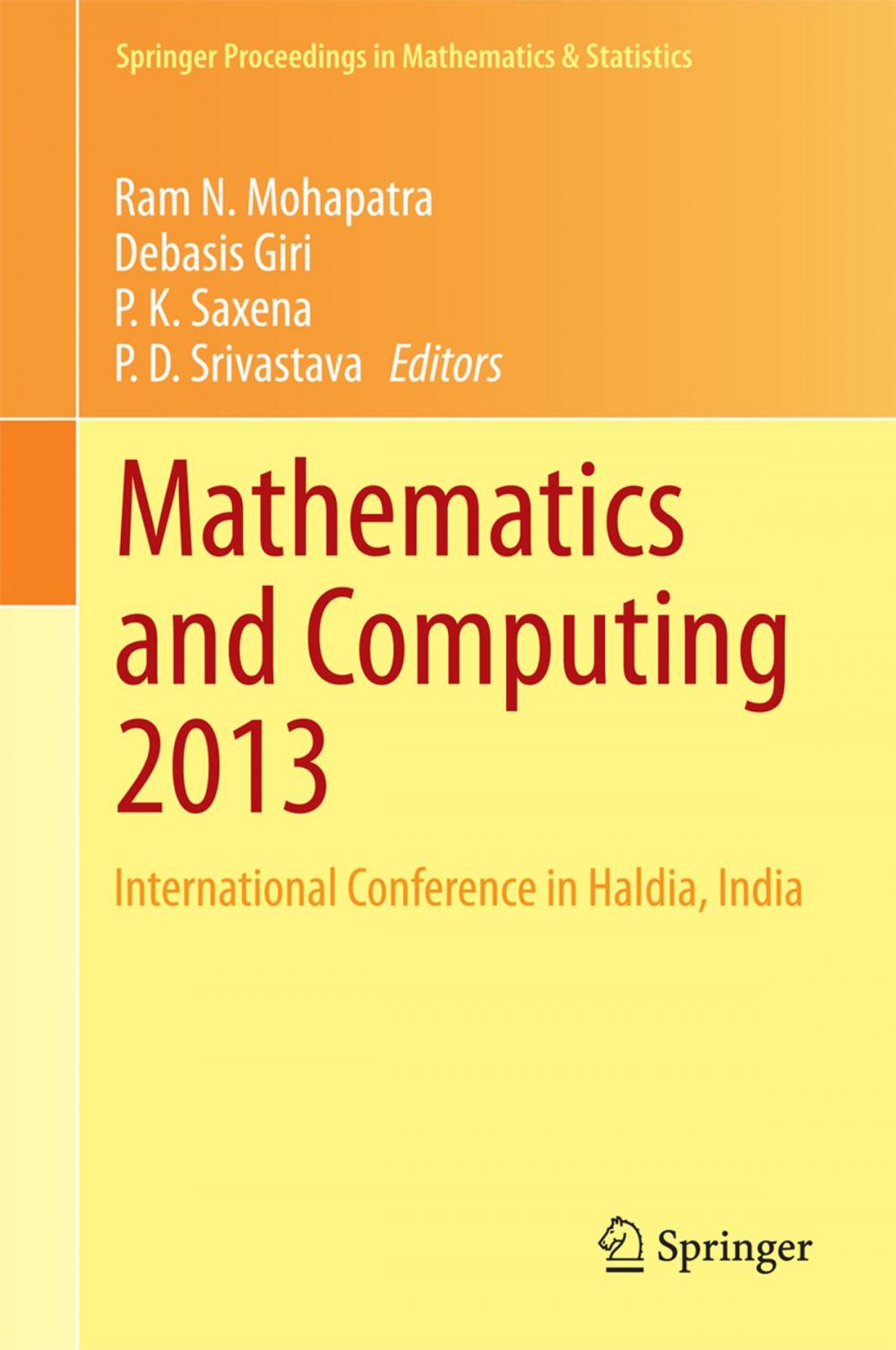 Big bigCover of Mathematics and Computing 2013