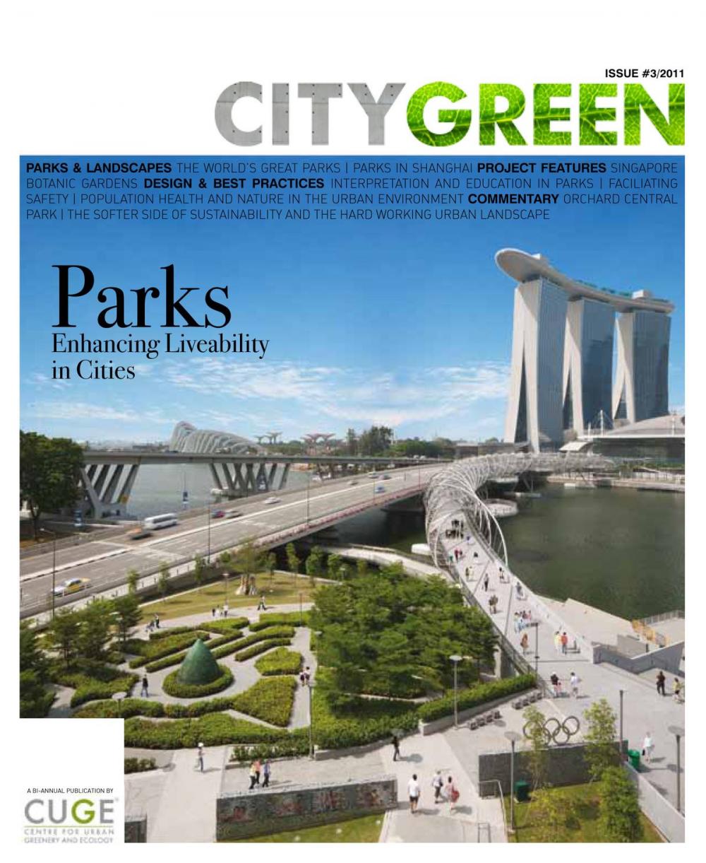 Big bigCover of Parks: Enhancing Liveability in Cities, Citygreen Issue 3