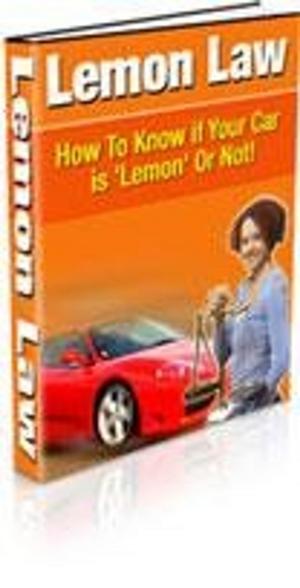 Cover of the book Lemon Law by reginald SHIRD