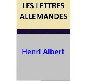 Book cover of LES LETTRES ALLEMANDES