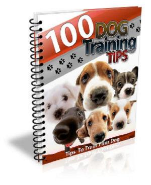 Cover of the book 100 Dog Training Tips by L. Frank Baum