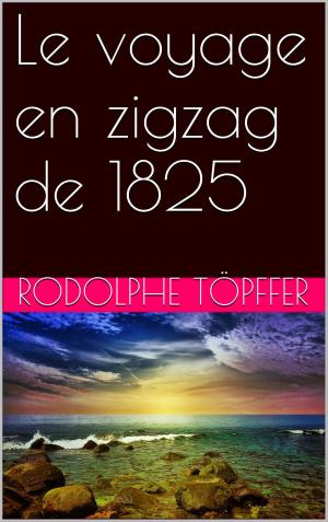 Book cover of Le voyage en zigzag de 1825