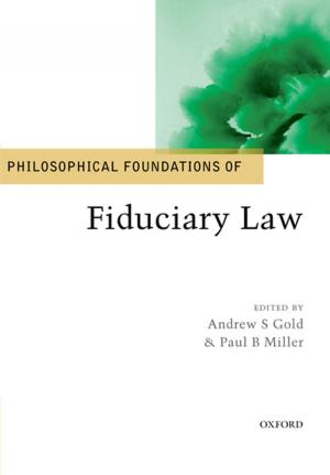 Cover of the book Philosophical Foundations of Fiduciary Law by John Stannard