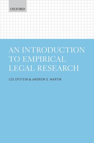 Cover of the book An Introduction to Empirical Legal Research by Virginia Smith