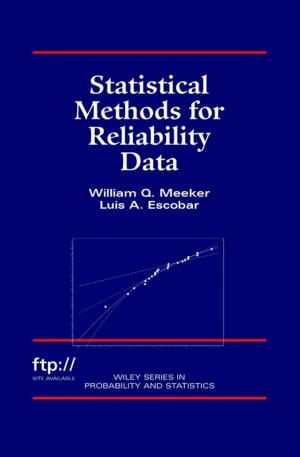 Cover of the book Statistical Methods for Reliability Data by Christine M. Piotrowski