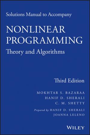 Cover of the book Solutions Manual to accompany Nonlinear Programming by Peter J. Fos, David J. Fine, Miguel A. Zúniga