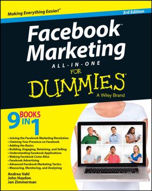 Cover of the book Facebook Marketing All-in-One For Dummies by Rod Caldwell