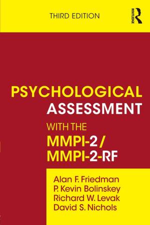 Cover of the book Psychological Assessment with the MMPI-2 / MMPI-2-RF by Robert H. Myers, Claudine Verheggen