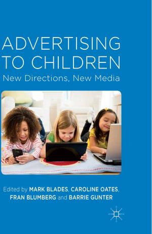 Cover of the book Advertising to Children by Dr Mark Rawlinson