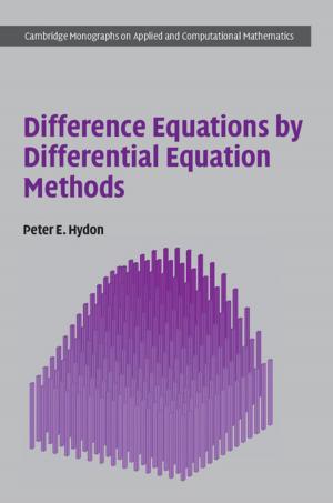 Cover of the book Difference Equations by Differential Equation Methods by Paul M. Kellstedt, Guy D. Whitten