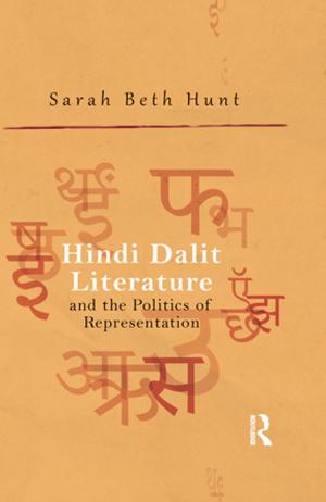 Cover of the book Hindi Dalit Literature and the Politics of Representation by Betsy Rymes