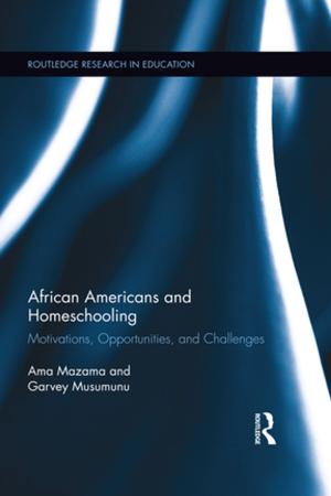 Cover of the book African Americans and Homeschooling by David A. Hinton