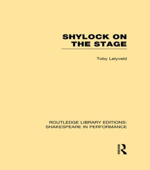 Cover of the book Shylock on the Stage by Sally McKeown