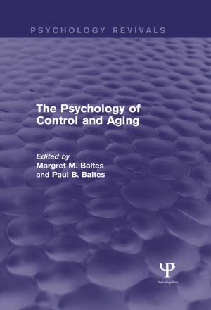 Cover of The Psychology of Control and Aging (Psychology Revivals)