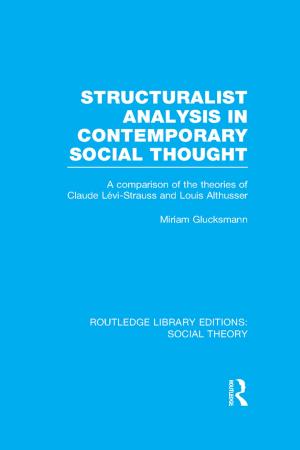 Cover of the book Structuralist Analysis in Contemporary Social Thought (RLE Social Theory) by 