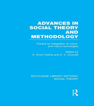 Cover of the book Advances in Social Theory and Methodology (RLE Social Theory) by Claire S. A. Burke, Edmund Burke, Susanne Parker
