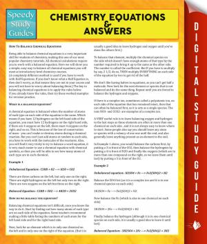 bigCover of the book Chemistry Equations & Answers by 