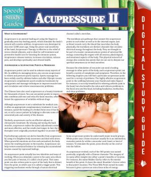 Cover of the book Acupressure II by Baby Professor