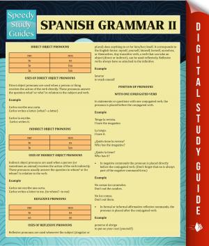 Cover of the book Spanish Grammar II (Speedy Language Study Guides) by Baby Professor
