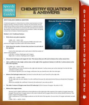 Cover of the book Chemistry Equations & Answers by Speedy Publishing