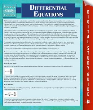 Cover of the book Differential Equations by Sustainable Stevie