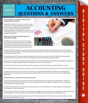 Cover of the book Accounting Questions & Answers by Brittany Samons