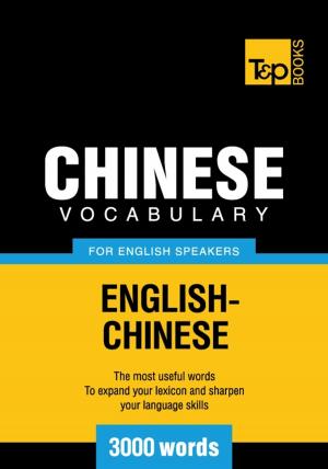 Cover of Chinese vocabulary for English speakers - 3000 words