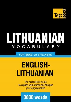Cover of Lithuanian vocabulary for English speakers - 3000 words