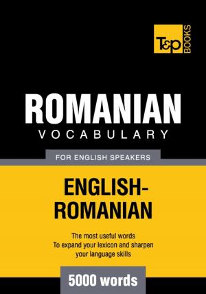 Book cover of Romanian vocabulary for English speakers - 5000 words