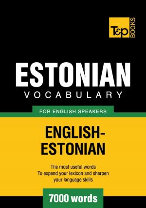 bigCover of the book Estonian vocabulary for English speakers - 7000 words by 