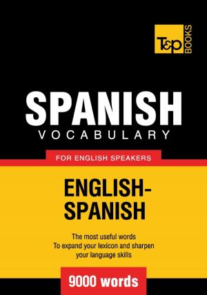 Cover of Spanish vocabulary for English speakers - 9000 words
