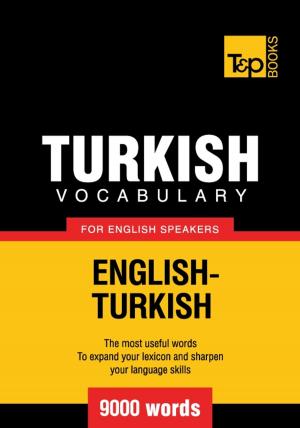Book cover of Turkish vocabulary for English speakers - 9000 words