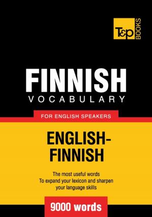 Book cover of Finnish vocabulary for English speakers - 9000 words