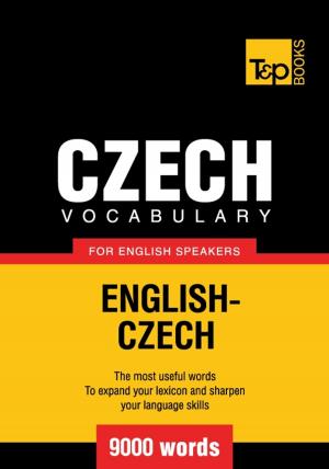 Book cover of Czech vocabulary for English speakers - 9000 words