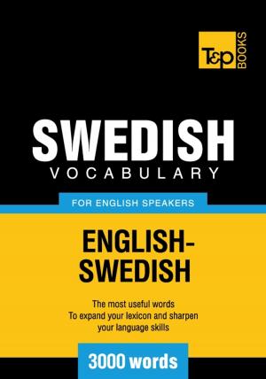 Book cover of Swedish vocabulary for English speakers - 3000 words