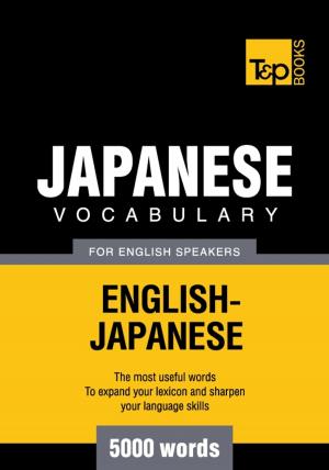 Book cover of Japanese vocabulary for English speakers - 5000 words