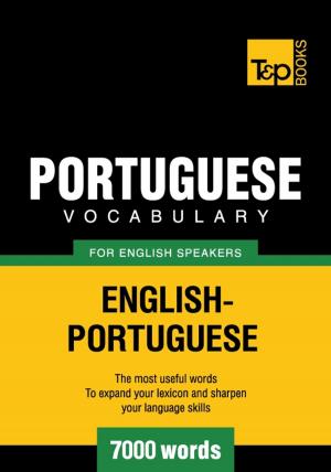 Book cover of Portuguese vocabulary for English speakers - 7000 words