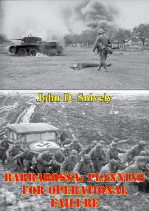 Cover of the book Barbarossa: Planning For Operational Failure by Major Bob E. Willis Jr.