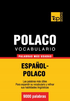Cover of Vocabulario Español-Polaco - 9000 palabras más usadas
