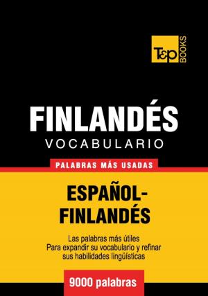 Cover of Vocabulario Español-Finlandés - 9000 palabras más usadas