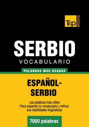 Cover of Vocabulario Español-Serbio - 7000 palabras más usadas