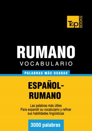 bigCover of the book Vocabulario Español-Rumano - 3000 palabras más usadas by 