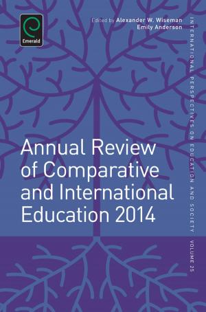 Book cover of Annual Review of Comparative and International Education 2014