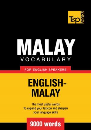 Book cover of Malay vocabulary for English speakers - 9000 words